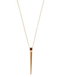 Jil Sander - Necklace With A Long Pendant - Lyst