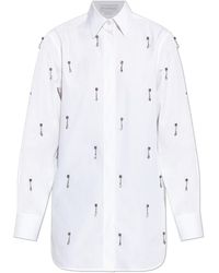 Stella McCartney - Shirt With Shimmering Appliqués - Lyst