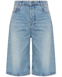 Ami Paris - Denim Shorts - Lyst