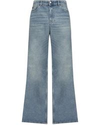 Courreges Dirty Blue Baggy Jeans for Men | Lyst