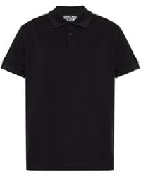 Versace Jeans Couture - Polo Shirt With Printed Logo - Lyst