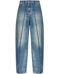 MM6 by Maison Margiela - Jeans With 'Vitage' Effect - Lyst