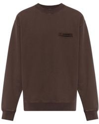 Jacquemus - Sweatshirt With Logo Patch - Lyst