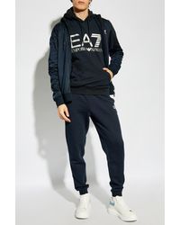 EA7 - Sweatpants With Logo - Lyst