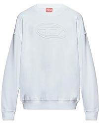 DIESEL - Sweatshirt S-Mart-Bigoval - Lyst