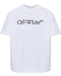 Off-White c/o Virgil Abloh - T-Shirt With Printed Logo - Lyst