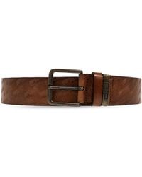 DIESEL - Leather Belt Logo B-Monogram' - Lyst
