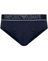 Emporio Armani - Briefs With Logo - Lyst
