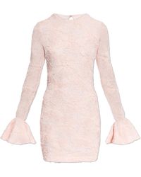 ROTATE BIRGER CHRISTENSEN - Dress With Floral Motif - Lyst