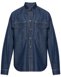 Versace - Denim Shirt - Lyst