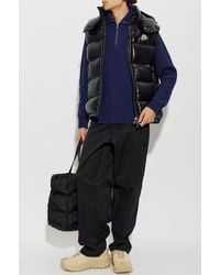 Moncler - Wool Turtleneck With Logo Patch - Lyst