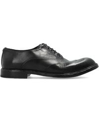 Dolce & Gabbana - Leather Shoes With A Vintage Effect - Lyst