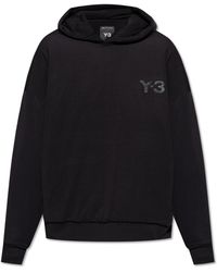 Y-3 - Hoodie With Padding - Lyst