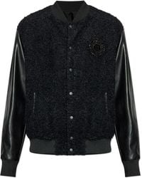Balmain - Bomber Jacket With Appliqué - Lyst