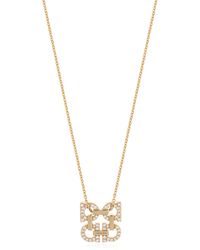 Ferragamo - Necklace With A Logo-Shaped Pendant - Lyst