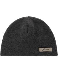 Jacquemus - Wool Beanie 'Chevron' - Lyst