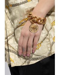 Versace - Bracelet With Medusa Face - Lyst