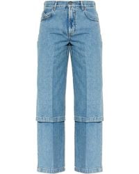 The Attico - Jeans With Wide Leg Cut - Lyst