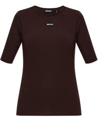 ROTATE BIRGER CHRISTENSEN - Top With Logo Patch - Lyst