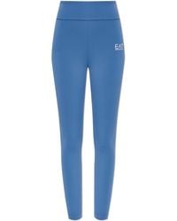 EA7 - Training Leggings With Logo - Lyst