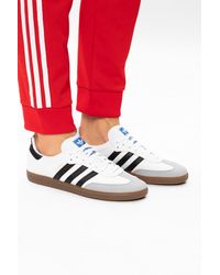 adidas red and white samba