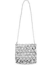 Self-Portrait - Shoulder Bag With Shimmering Crystals - Lyst