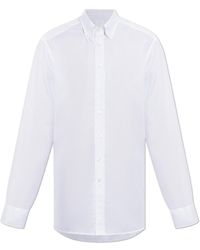 Etro - Shirt With Embroidered Logo - Lyst