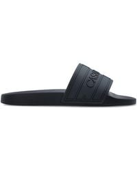 CASABLANCA - Rubber Flip-Flops With Logo - Lyst