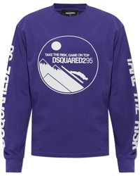 DSquared² - Cotton Long Sleeve T-Shirt - Lyst