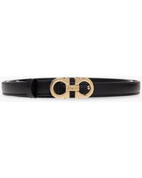 Ferragamo - Gancini Leather Belt - Lyst