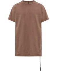 Rick Owens - T-Shirt With Decorative Stripe - Lyst
