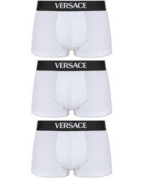 Versace - Three-Pack Of Logo Boxers - Lyst