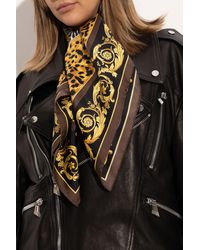 Versace - Silk Scarf With Print - Lyst