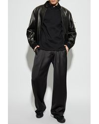 Versace - Polo With Lurex Thread - Lyst