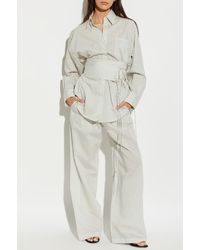 Rohe - Shirt With Striped Pattern - Lyst
