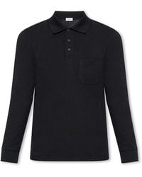 Saint Laurent - Polo Shirt With Long Sleeves, - Lyst