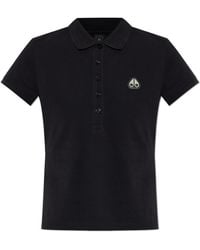 Moose Knuckles - Polo Shirt With Logo Patch - Lyst