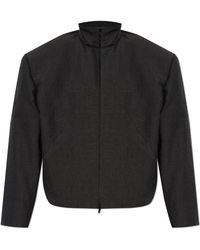 Balenciaga - Jacket With Stand-Up Collar - Lyst