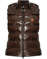 MCM - Insulated Vest With Detachable Hood - Lyst