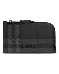 Burberry - Card Holder With Logo - Lyst