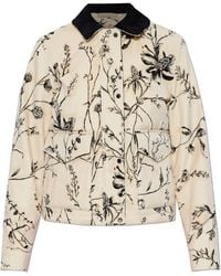 Woolrich - Jacket With Patterned Velvet Finish - Lyst