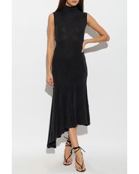 Off-White c/o Virgil Abloh - Asymmetrical Dress With Turtleneck - Lyst