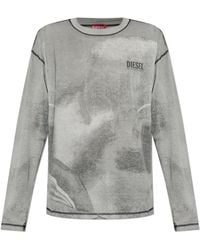 DIESEL - Long Sleeve T-Shirt 'T-Boxt-Ls-Nc-V1' - Lyst