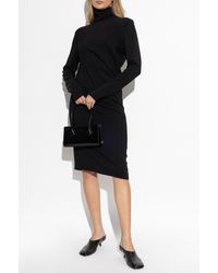 TOTEME - Dress With A Stand-Up Collar - Lyst