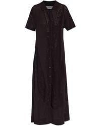 Lacoste - Short-Sleeve Dress - Lyst