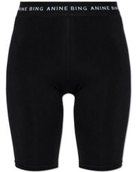 Anine Bing - 'Dan' Short Training Leggings - Lyst