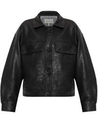 Munthe - Leather Jacket 'Vineth' - Lyst