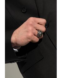 Versace - Ring With Medusa Head Motif - Lyst