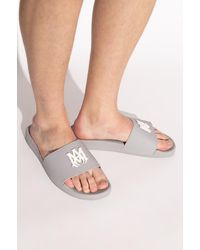 Amiri - Rubber Flip-Flops With Logo - Lyst