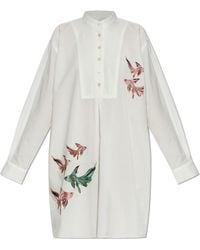 Paul Smith - Dress With Colorful Embroidery - Lyst
